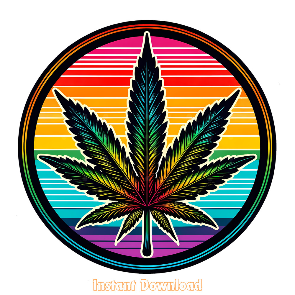Vintage-Marijuana-Weed-Cannabis-Leaf-Png-PNG140624CF1041.png