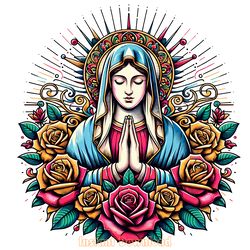 mother of jesus png, rose digital download files