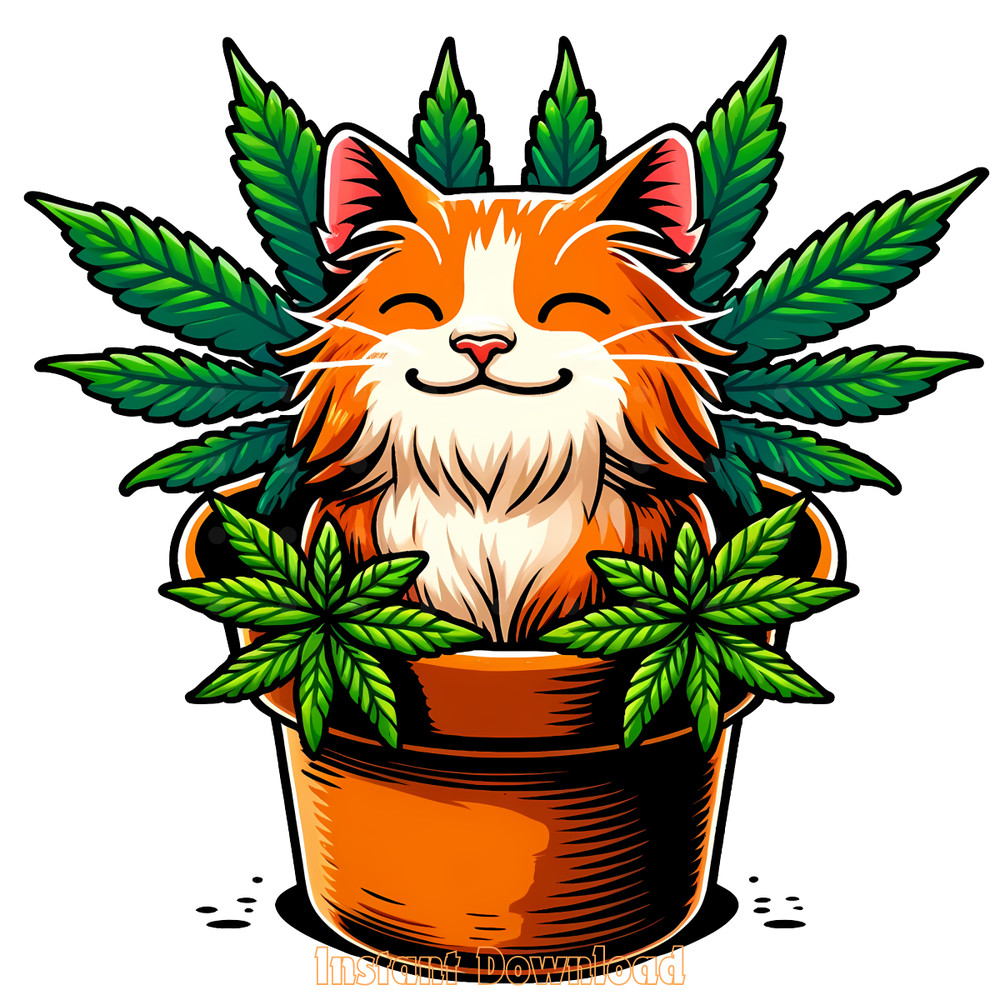 Charming-Cat-in-Pot-Png,-Cute-Cat-Png-Digital-Download-PNG140624CF894.png