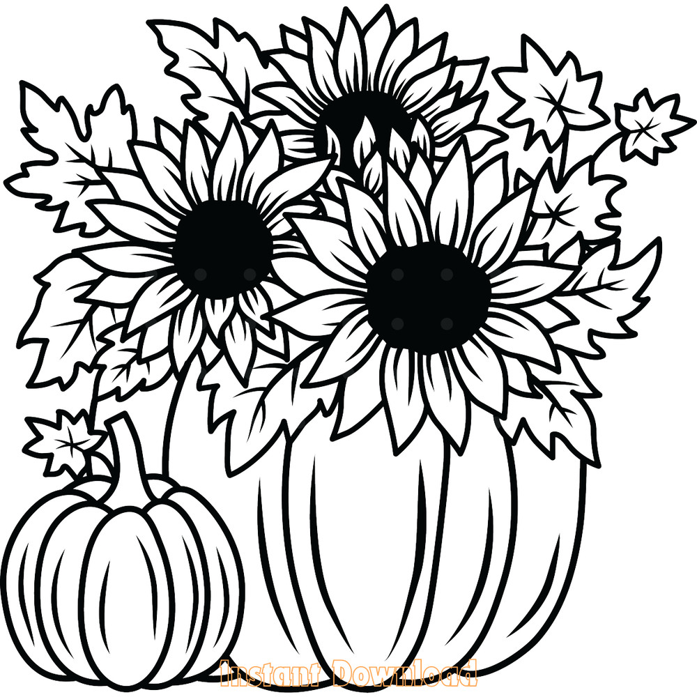 Fall-Svg,-Pumpkin-with-Sunflower-Svg-Digital-Download-Files-SVG200624CF3396.png