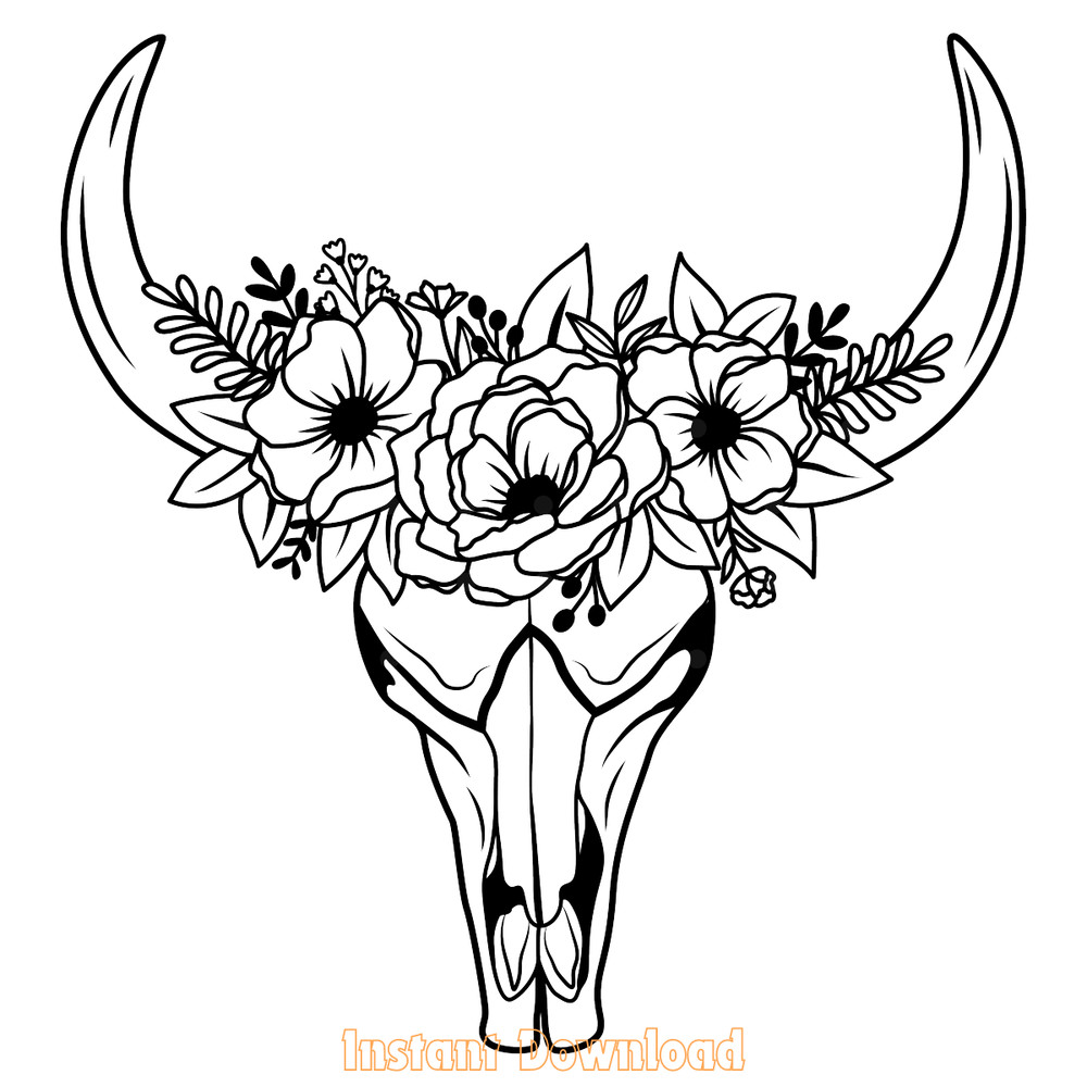 Cow-Skull-with-Flower-Svg,-Bull-Skull-Digital-Download-Files-SVG200624CF3571.png