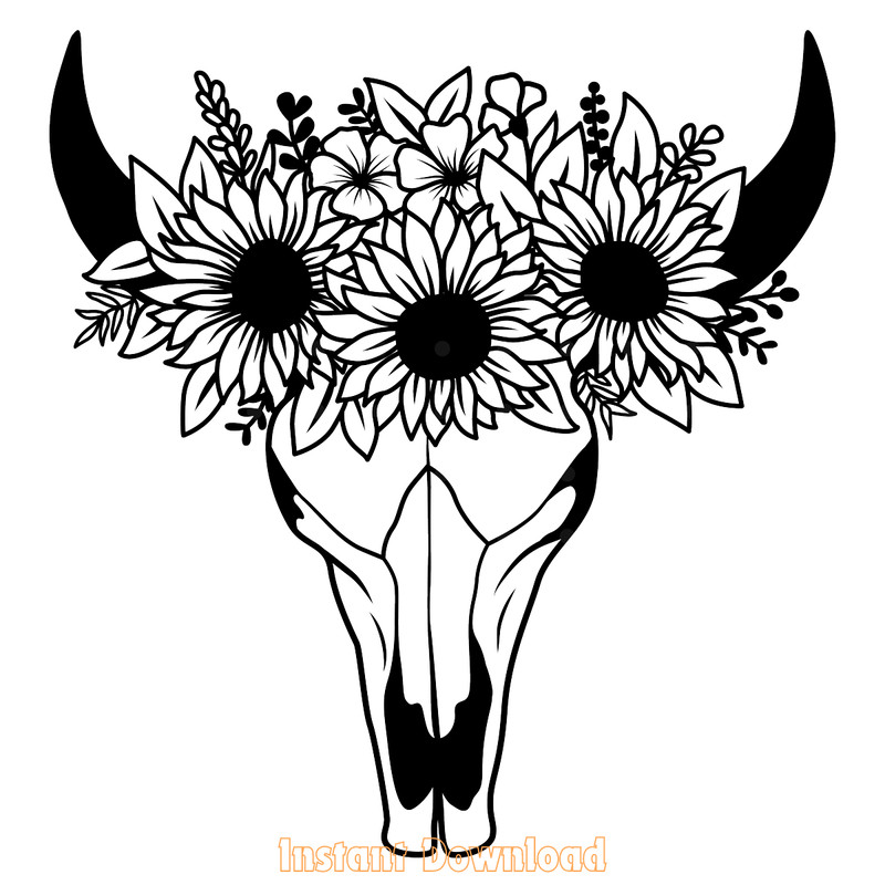 Cow-Skull-with-Sunflower-Svg,-Bull-Skull-SVG200624CF3573.png