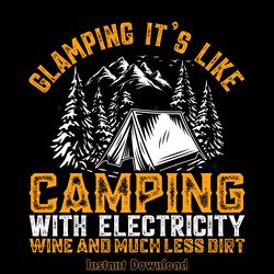 like camping t-shirt design vector digital download files