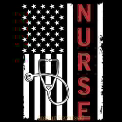 nurse nursing american flag 4th of july digital download files
