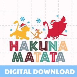 hakuna matata animal kingdom svg