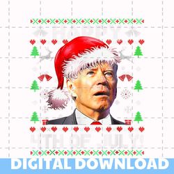 joe biden happy 4th of july png, biden christmas png, ugly christmas png, funny joe biden christmas png, funny christmas