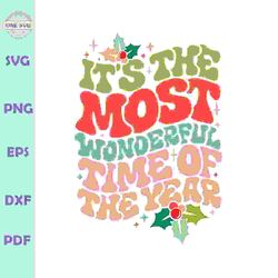 the most wonderful time of the year svg