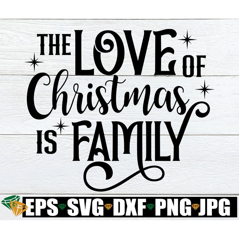 The Love Of Christmas Is Family, Family Christmas, Christmas Family, Matching Family Christmas Shirts svg, Christmas Decor svg, svg dxf png.jpg