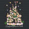Happiest Place On Earth PNG, Christmas Castle Png, Christmas Castle Floral Png, Retro Flowers Christmas Png, Christmas Vintage Png.jpg