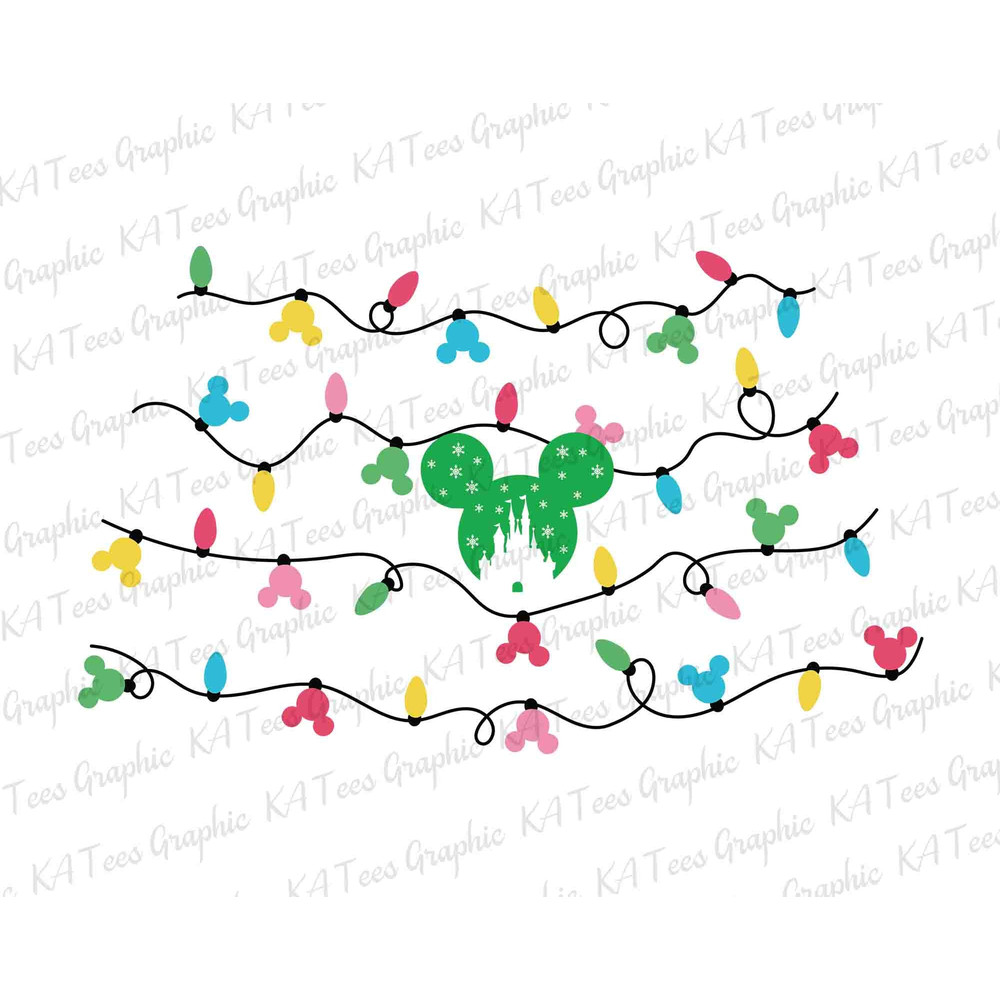 Merry Christmas PNG, Christmas Castle Png, Christmas Lights Png, Christmas Png, Christmas Mouse Png, Magical Kingdom Png, Digital Download.jpg
