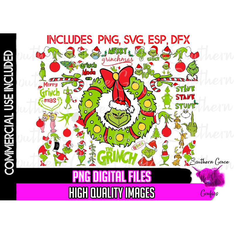 GRINCH Cutting bundle svg grinch christmas svg Christmas svgGrinchmas svg grinch bundle svg grinch Cutting files svg Grinch Cricut Svg.jpg