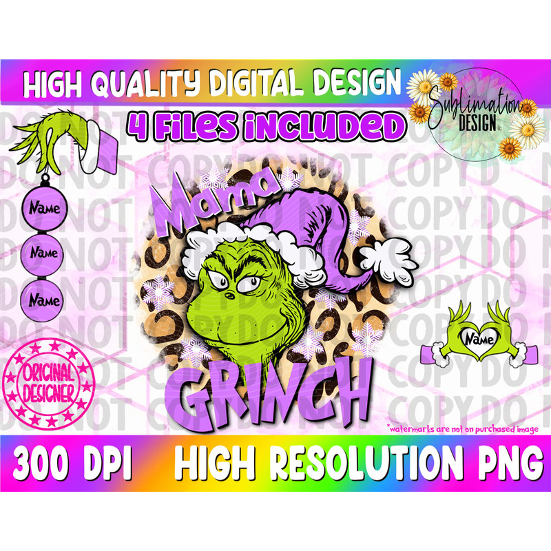 Mama Grinch png The Grinch Png Grinch Png Christmas Sublimation Christmas png Trendy tree png Merry Grinchmas grinch tree png.jpg