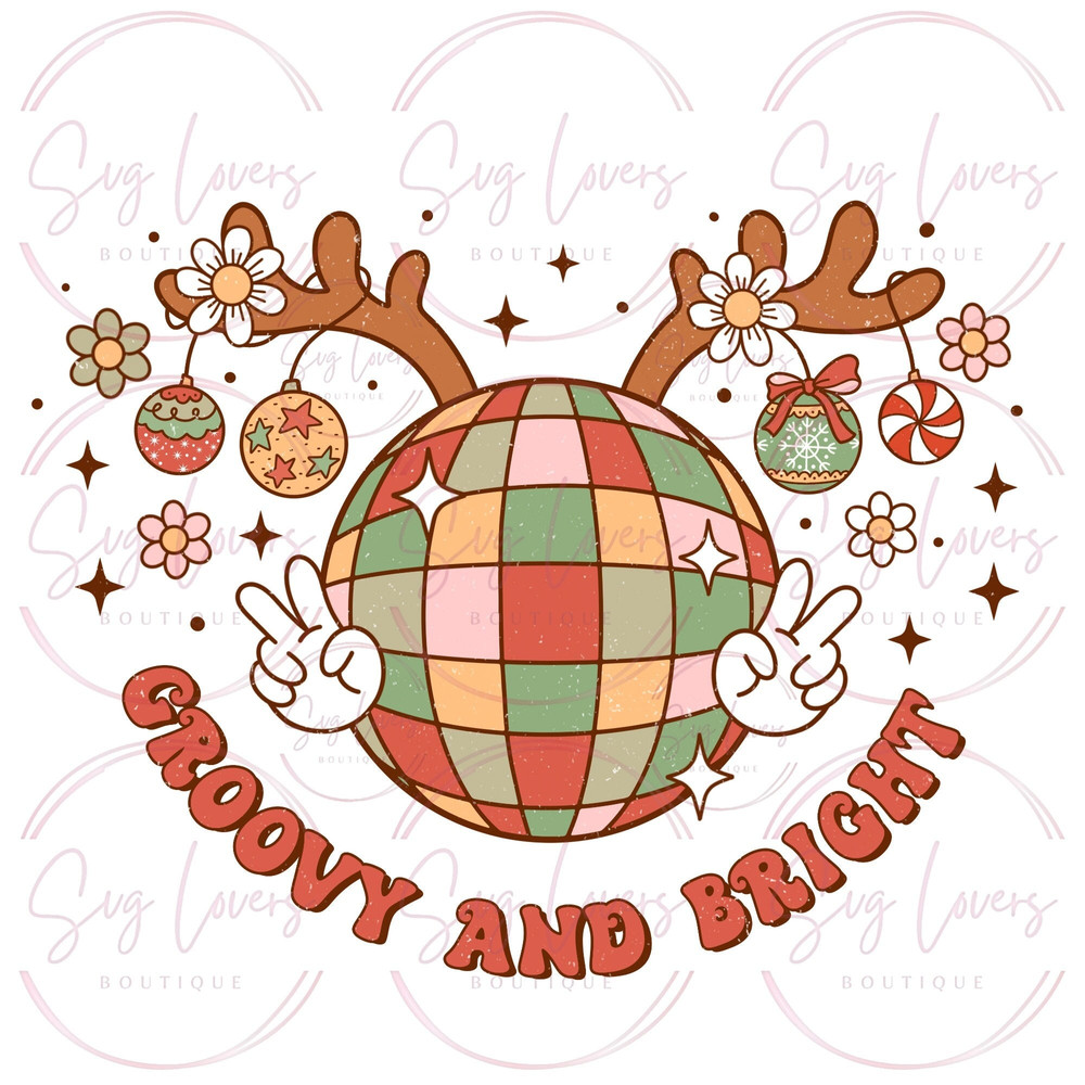 Christmas Groovy and Bright PNG Sublimation Design, Instant Download, New Year Png Christmas Png, Groovy Christmas PNG, Retro Christmas Png.jpg