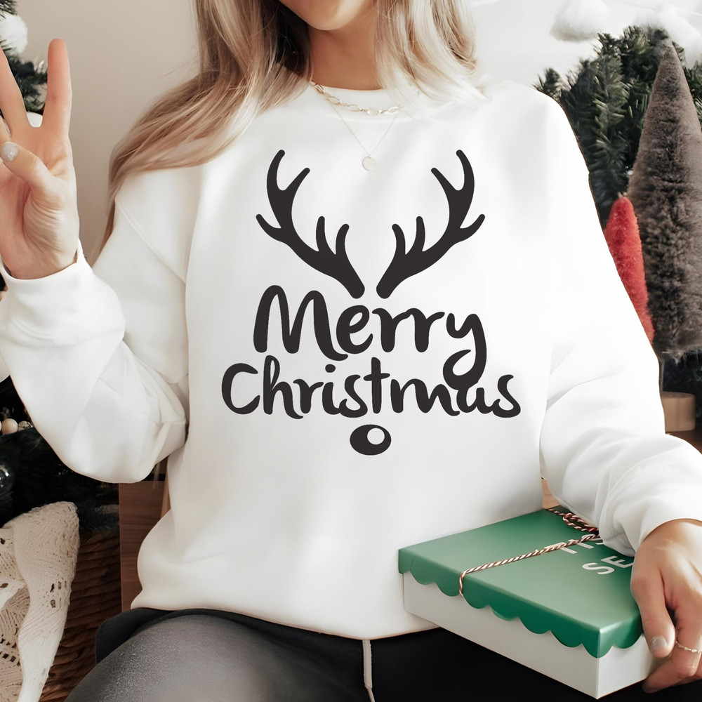 Christmas Reindeer Face SVG PNG, Girl Reindeer SVG, Boy Reindeer Svg, Christmas 2023 Svg, Cute Reindeer Face Svg Cricut, Merry Christmas Svg.jpg