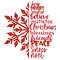 Joy Merry Joyful Believe Mistletoe Christmas Blessings Friends Peace Snow Noel PNG, Christmas Snowflake PNG, Sublimation Design Download.jpg