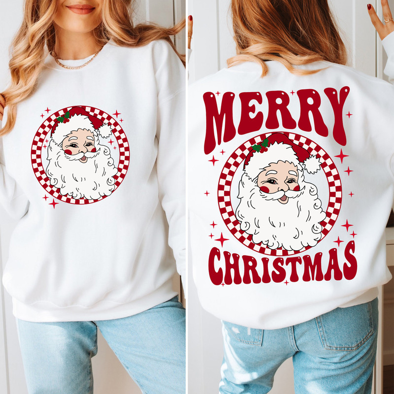 Merry Christmas Svg Png, Retro Santa Svg, Christmas Svg, Red Santa Svg, Groovy Svg, Retro Christmas Svg, Merry Santa Svg, Santa Claus Svg.jpg