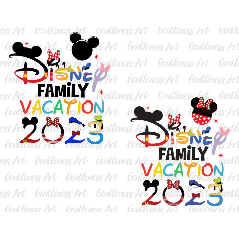 Bundle Family Vacation 2023 Svg, Family Trip Svg, Family Squad Svg, Friend Squad Svg, Vacay Mode Svg, Magical Kingdom Svg.jpg