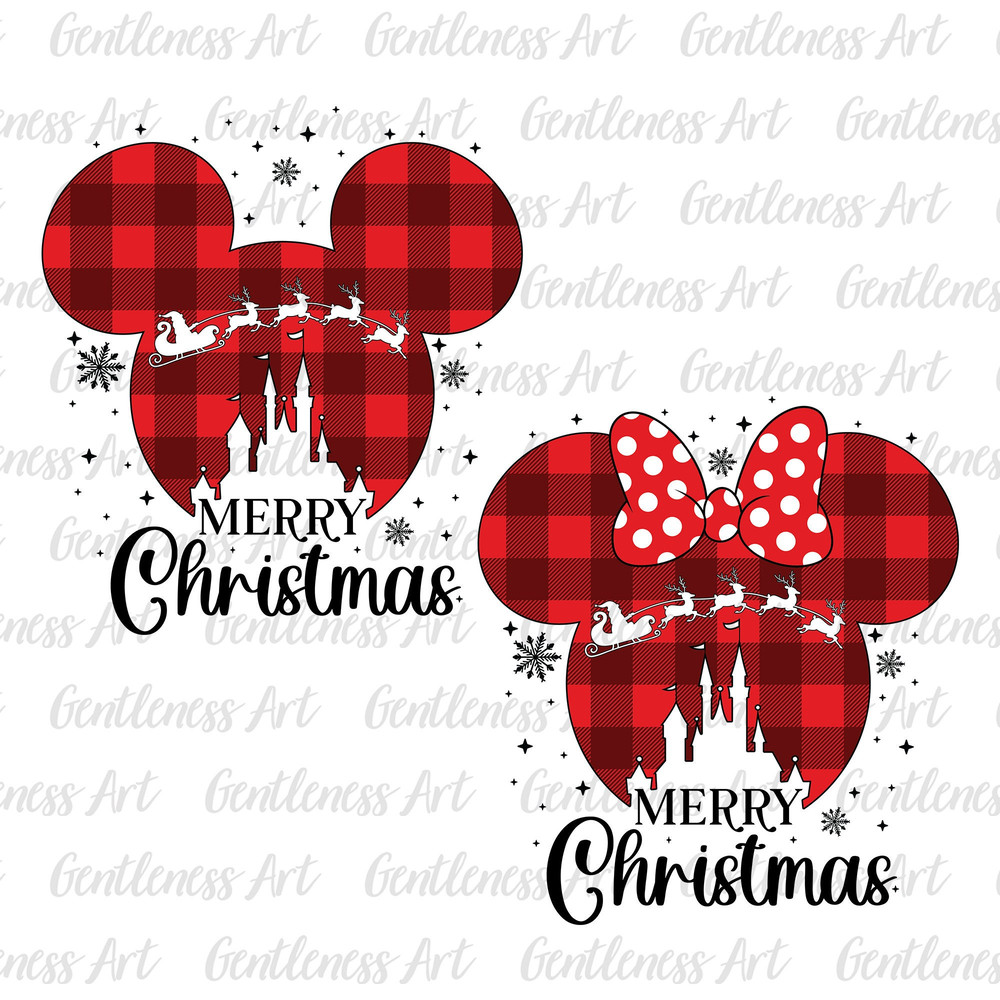 Christmas Mouse And Friends, Merry Christmas Red Checked Svg Png, Christmas Squad Svg, Christmas Friends Svg, Holiday Season Svg 1.jpg