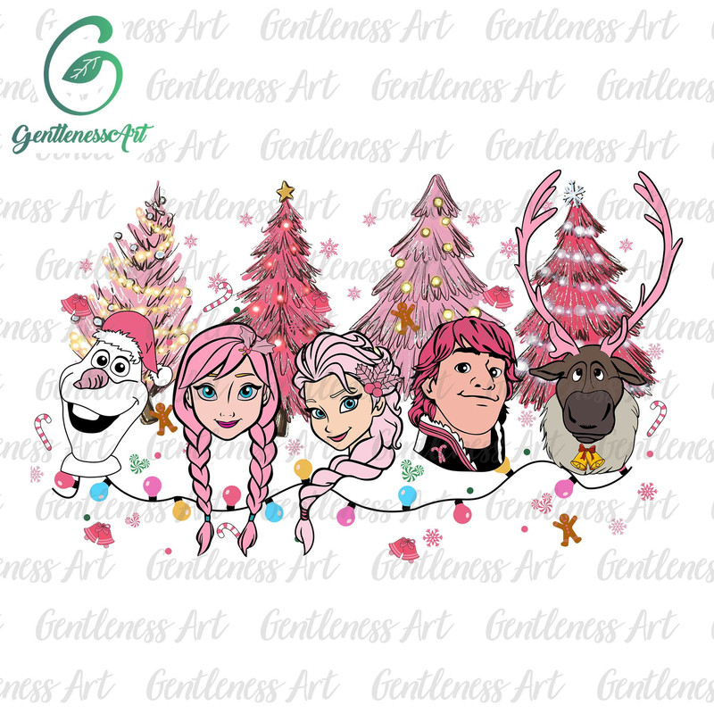 Christmas Princess Png, Merry Christmas Png, Pink Christmas Tree Png, Christmas Squad Png, Pink Christmas Png, Xmas Holiday Png.jpg