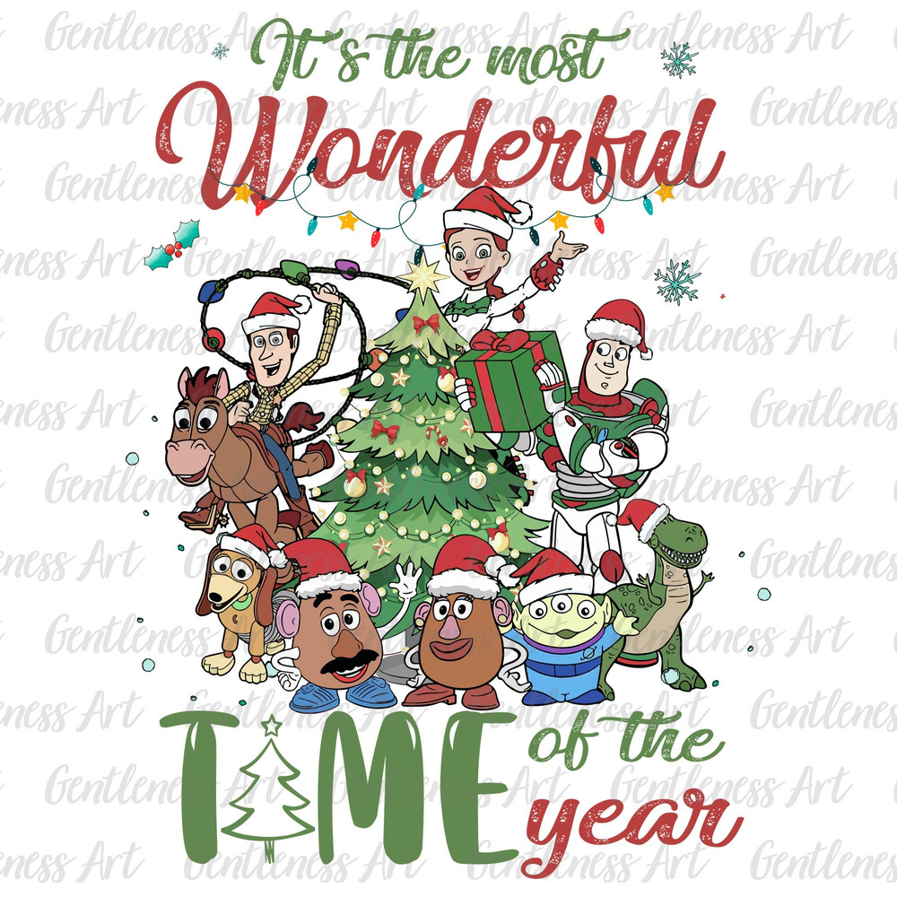 It's The Most Wonderful Time Of The Year Png, Christmas Toy Png, Christmas Squad Png, Christmas Friends Png, Xmas Holiday Season Png.jpg