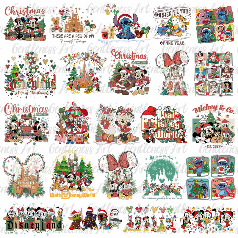 Merry Christmas Bundle Png, Christmas Mouse And Friends, Xmas Png, Christmas Friends Png, Holiday Season Png 1.jpg