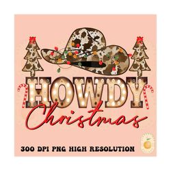 howdy christmas png download-western christmas png, happy holidays png, country christmas png,holiday sublimation,wester