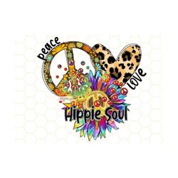 peace love hippie soul png | hippie png | hippie soul png | hippie sublimation design | digital download | peace sign pn
