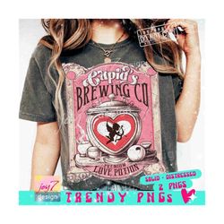 cupid&39s brewing co png retro valentine png cupid sublimation windy png trendy vday valentines vibes funny valentines s