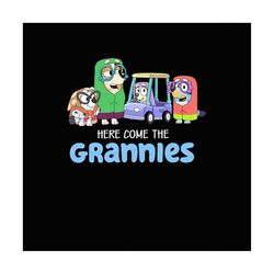 bluey here come the grannies png, nice parking spot rita grannies bluey png, bluey bingo dancing png, bluey birthday png, bluey friends