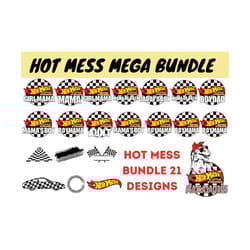 boy mom svg, hot mess a little stress mama bundle, mom svg png bundle, mamasaurus png, hot mom club, hot wheeels svg, bod dad svg, mom girl