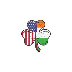 shamrock american flag svg png, shamrock ireland flag svg, usa clover svg, shamrock grunge, shamrock retro, digital download