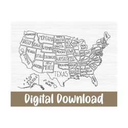 america usa map svg, united states svg, usa map svg, map of america digital download, i love america png, american flag svg, map svg