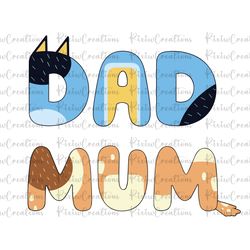 bluey dad mum png, bluey mothers day png, bluey chili heeler png, bluey heeler png, bluey mom dad png, bluey mum dad svg