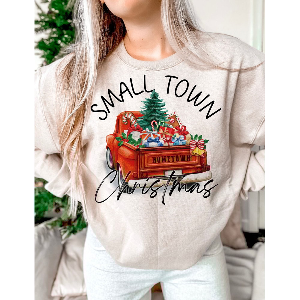 Small Town Christmas PNG-Hometown Christmas-Farm Fresh Christmas Trees png-Blue Truck-Christmas Truck png-Vintage-Christmas Tradition.jpg