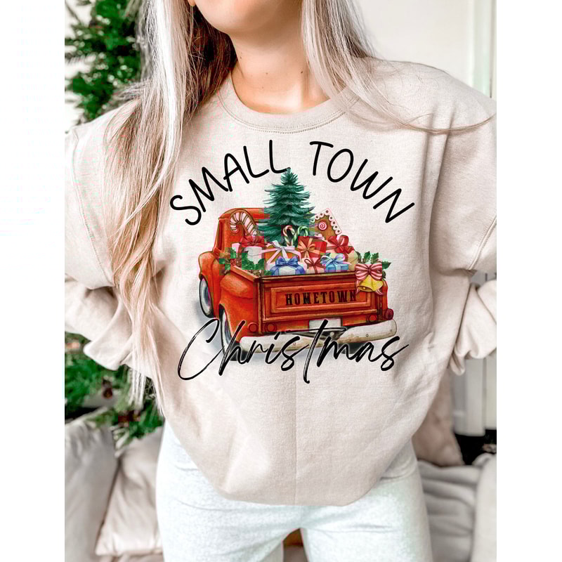 Small Town Christmas PNG-Hometown Christmas-Farm Fresh Christmas Trees png-Blue Truck-Christmas Truck png-Vintage-Christmas Tradition.jpg