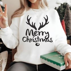 christmas reindeer face svg png, girl reindeer svg, boy reindeer svg, christmas 2023 svg, cute reindeer face svg cricut,