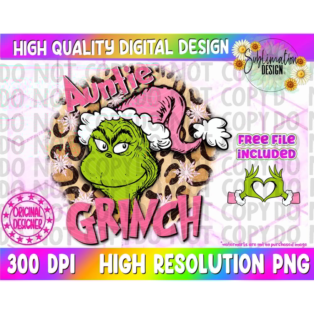 Auntie Grinch Mama Grinch png The Grinch Png Grinch Png Christmas Sublimation png Pink Grinch Png Trendy tree png grinch tree png.jpg