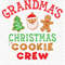 Christmas Cookie Crew PNG-svg-Grandma's Cookie Crew-Christmas Cookie Tee-Christmas Cookie Sublimation-Digital Download.jpg