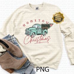 hometown christmas png-home town png-christmas truck png-blue truck png-green truck png-red truck png-christmas png