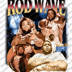 rod wave rapper png file, where tf is rod wave, rapper rod wave tour design, file png digital download