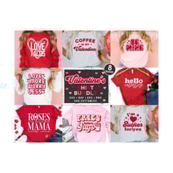 valentine&39s day bundle svg - valentine&39s svg bundle - svg - dxf - eps - png - funny - silhouette - cricut - cut file