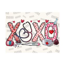 xoxo nurse png, xoxo design, heart, valentine day png, nurse png,valentine nurse,happy valentine&39s day,xoxo,sublimatio