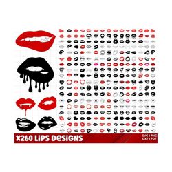 lips svg bundle, lips png files for cricut, lipstick svg files, kiss cut files for cricut, valentines day svg, love svg,