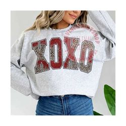 xoxo leopard cheetah valentine&39s day png, valentines png, xoxo png, xoxo sublimation, leopard valentines, valentines s