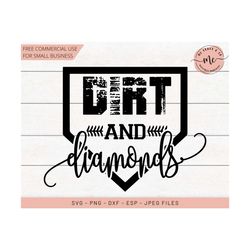 dirt and diamonds svg, distressed baseball, baseball svg, baseball mom, sports svg, baller svg, cricut, cut files, svg, dxf, png, eps, jpeg