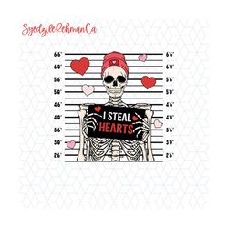 i steal hearts png, skeleton valentine's day png, sarcastic valentine png, love valentine png, retro valentines hearts png, funny skeleton