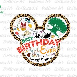 bundle best birthday ever png, animal kingdom png, family vacation png, vacay mode, magical kingdom png