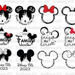 bundle squad svg, family vacation svg, family squad svg, friend squad svg, vacay mode svg, magical kingdom svg 1
