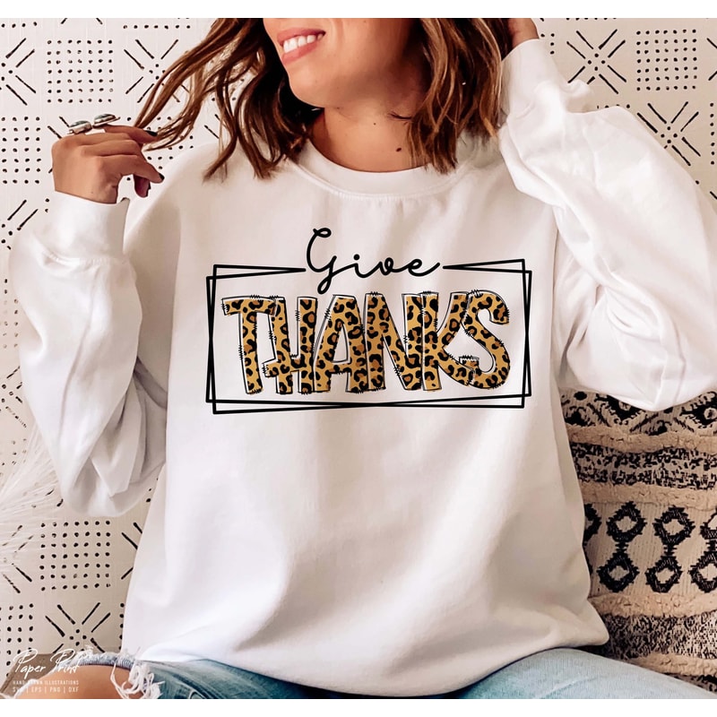 Leopard Fall Svg, Give Thanks Svg, Fall Shirts Svg, Thanksgiving Leopard Svg, Autumn Svg ,Cut Files for Cricut,Png Sublimation Heat Transfer 1.jpg