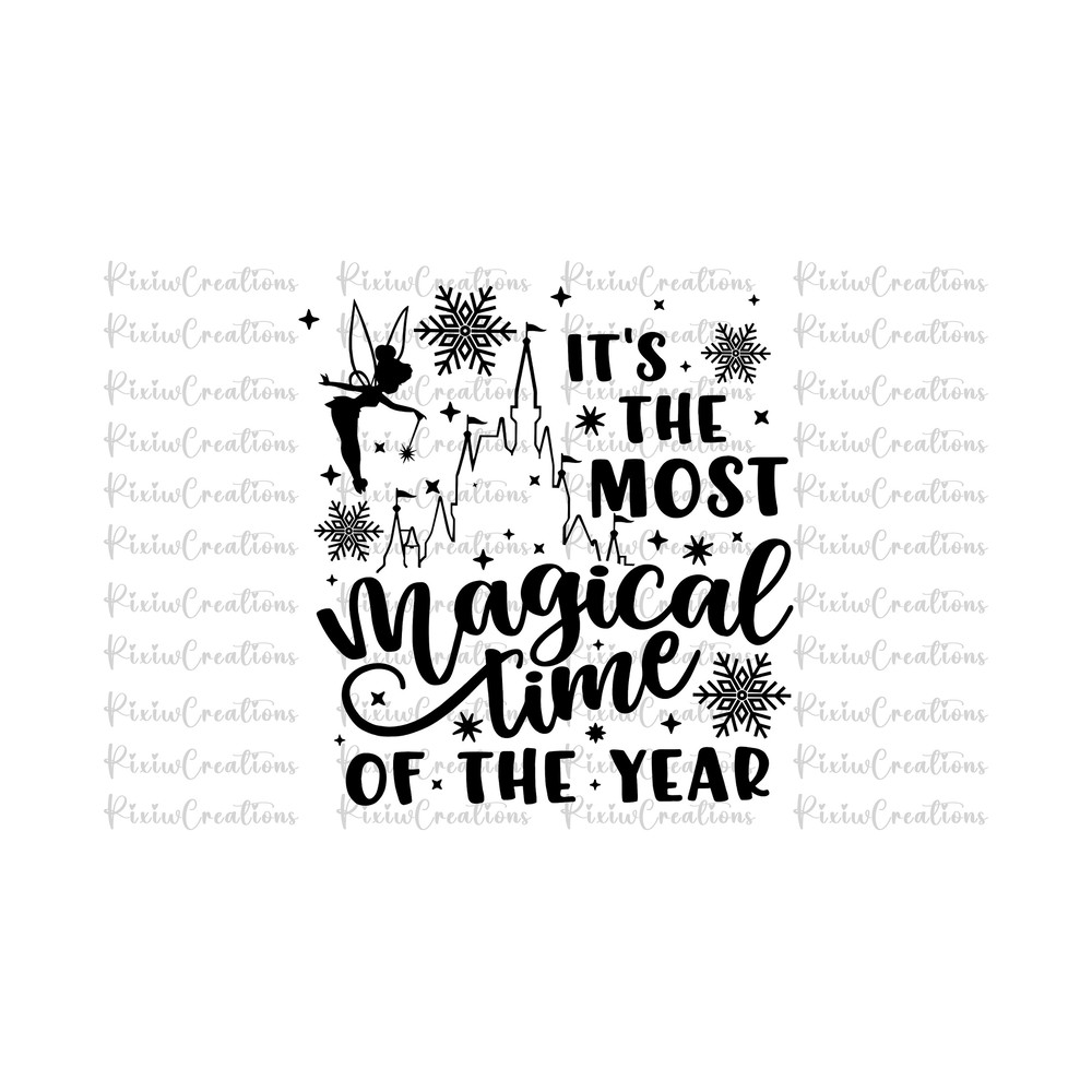 It's The Most Magical Time Of The Year Png Svg, Merry Christmas Svg, Xmas Holiday, Christmas Season, Christmas Castle Svg, Funny Christmas.jpg